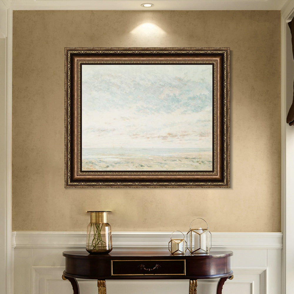 INVIN ART Framed Canvas Art Giclee Print Series#046 by Gustave Courbet Wall Art