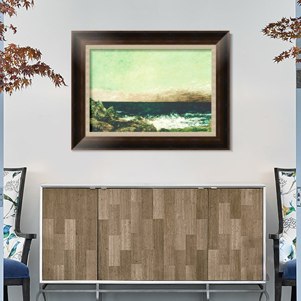 INVIN ART Framed Canvas Art Giclee Print Series#054 by Gustave Courbet Wall Art