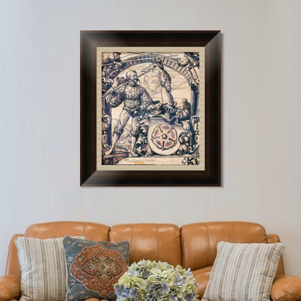 INVIN ART Framed Canvas Art Giclee Print Series#003 by Hans Holbein the Younger Wall Art