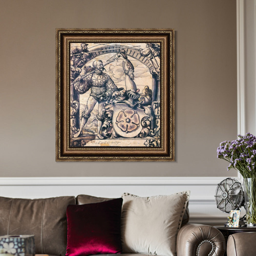 INVIN ART Framed Canvas Art Giclee Print Series#003 by Hans Holbein the Younger Wall Art