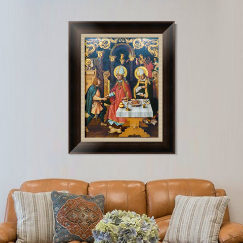 INVIN ART Framed Canvas Art Giclee Print Series#006 by Hans Holbein the Younger Wall Art Living Room Home Office Decorations