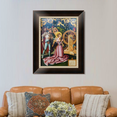 INVIN ART Framed Canvas Art Giclee Print Series#007 by Hans Holbein the Younger Wall Art Living Room Home Office Decorations