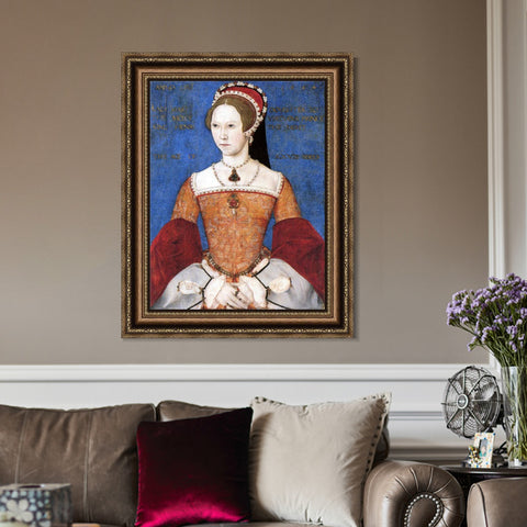 INVIN ART Framed Canvas Art Giclee Print Series#021 by Hans Holbein the Younger Wall Art Living Room Home Office Decorations