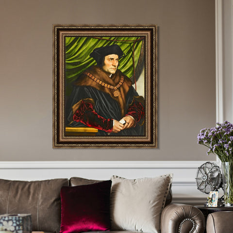 INVIN ART Framed Canvas Art Giclee Print Series#023 by Hans Holbein the Younger Wall Art Living Room Home Office Decorations