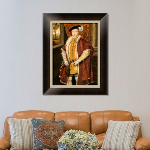 INVIN ART Framed Canvas Art Giclee Print Series#026 by Hans Holbein the Younger Wall Art Living Room Home Office Decorations
