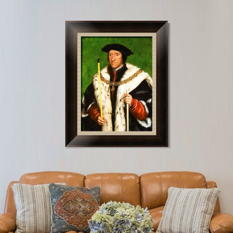 INVIN ART Framed Canvas Art Giclee Print Series#031 by Hans Holbein the Younger Wall Art Living Room Home Office Decorations