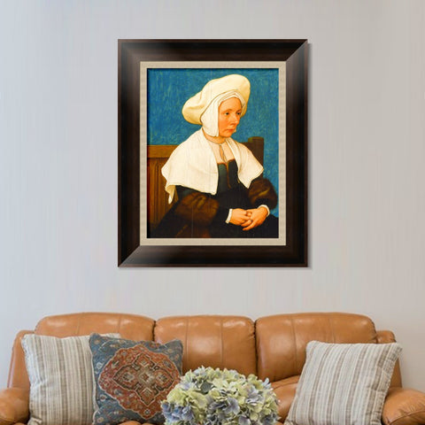 INVIN ART Framed Canvas Art Giclee Print Series#033 by Hans Holbein the Younger Wall Art Living Room Home Office Decorations