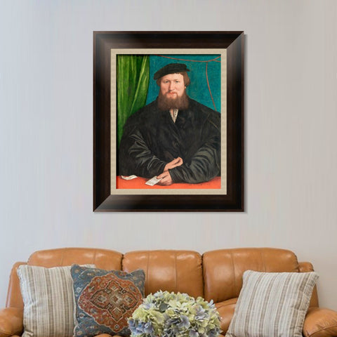 INVIN ART Framed Canvas Art Giclee Print Series#038 by Hans Holbein the Younger Wall Art Living Room Home Office Decorations