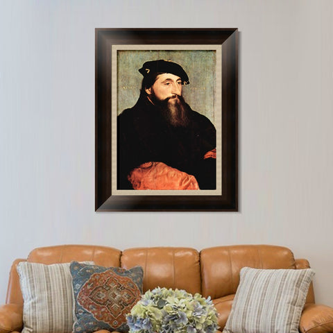 INVIN ART Framed Canvas Art Giclee Print Portrait of Duke Antony the Good of Lorraine by Hans Holbein the Younger Wall Art Living Room Home Office Decorations