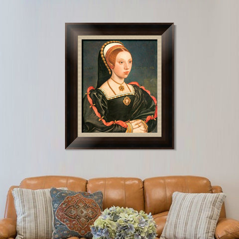 INVIN ART Framed Canvas Art Giclee Print Series#042 by Hans Holbein the Younger Wall Art Living Room Home Office Decorations