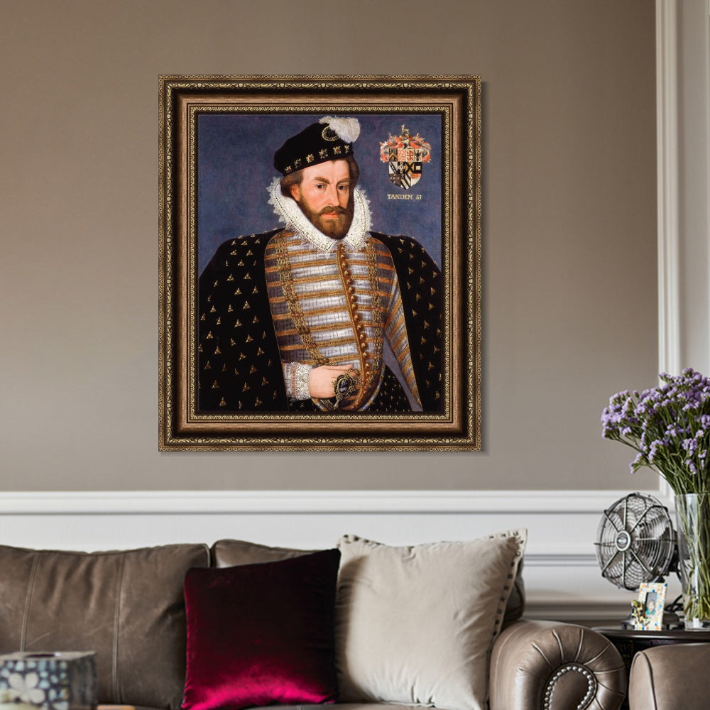 INVIN ART Framed Canvas Art Giclee Print Series#043 by Hans Holbein the Younger Wall Art
