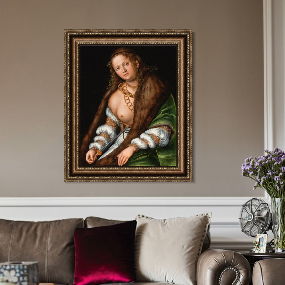 INVIN ART Framed Canvas Art Giclee Print Series#044 by Hans Holbein the Younger Wall Art