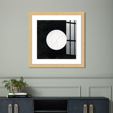 INVIN ART Framed Canvas Giclee Print Art Series#003 by Hilma Af Klint Wall Art Living Room Home Office Decorations