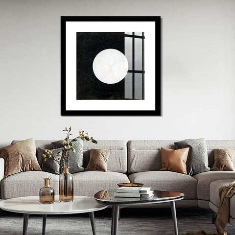 INVIN ART Framed Canvas Giclee Print Art Series#003 by Hilma Af Klint Wall Art Living Room Home Office Decorations