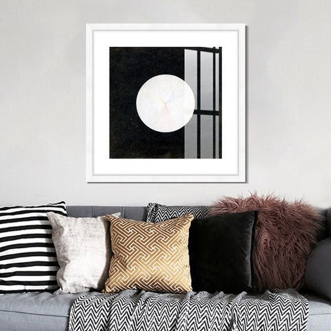INVIN ART Framed Canvas Giclee Print Art Series#003 by Hilma Af Klint Wall Art Living Room Home Office Decorations