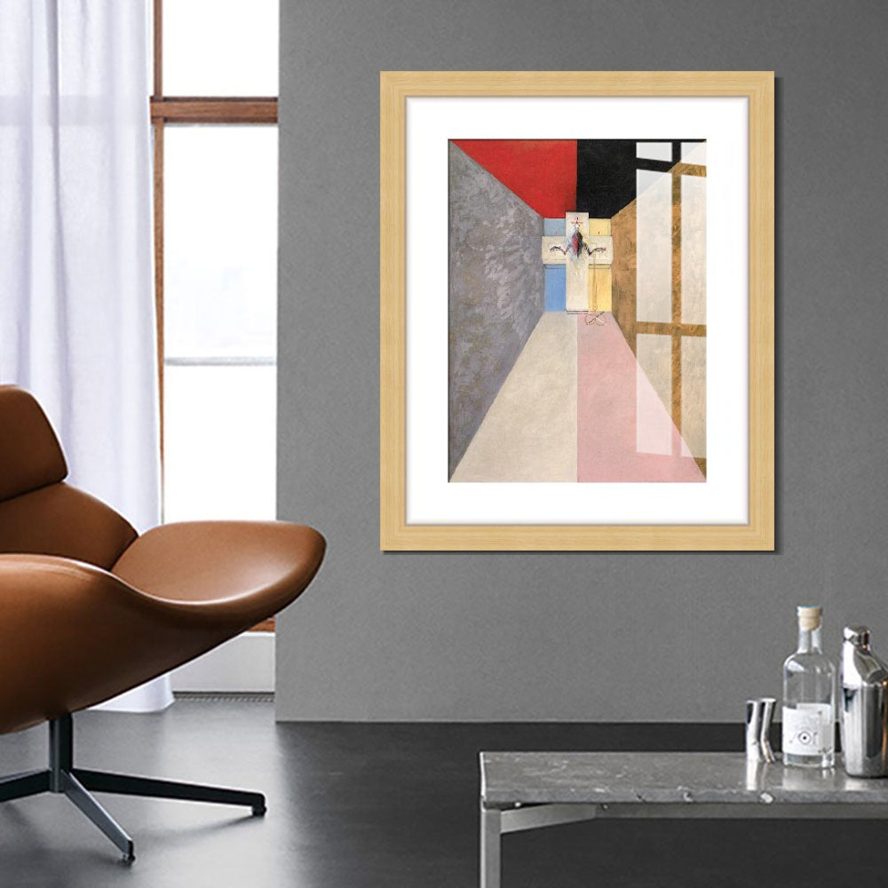 INVIN ART Framed Canvas Giclee Print Art Series#004 by Hilma Af Klint Wall Art Living Room Home Office Decorations