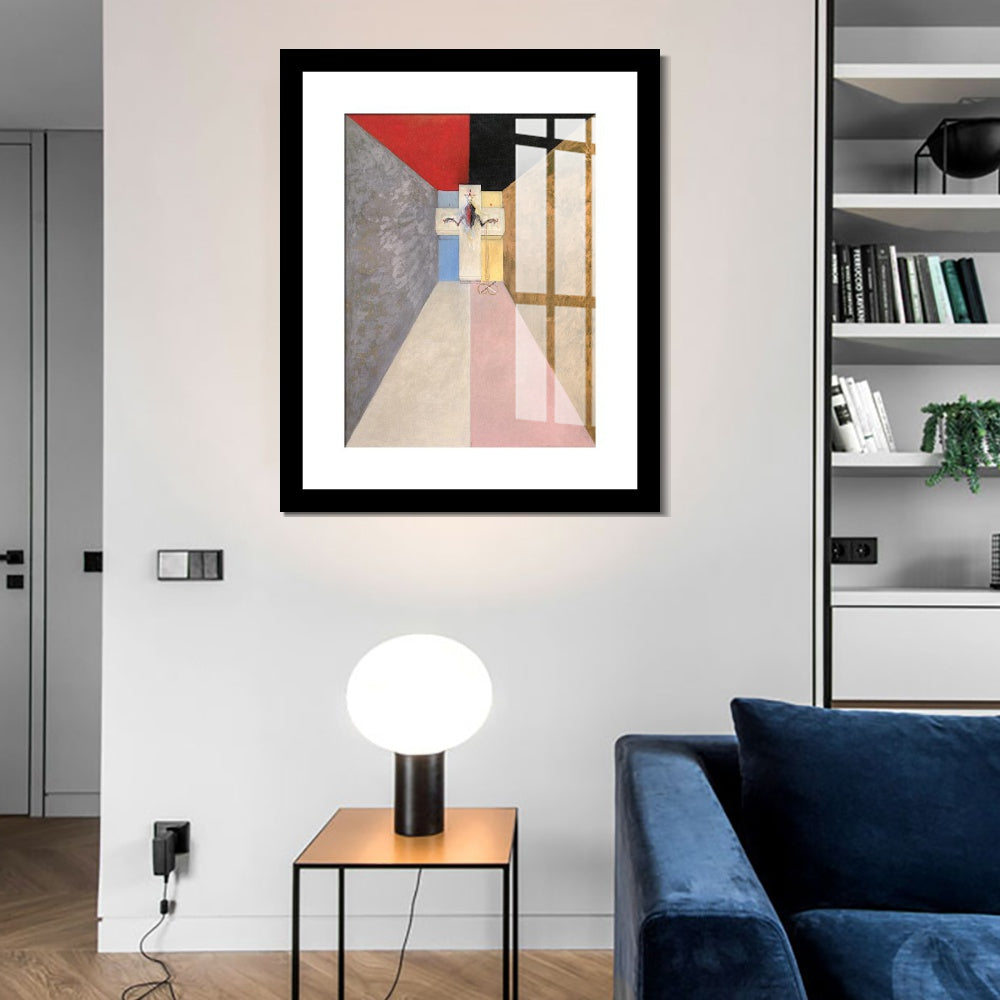 INVIN ART Framed Canvas Giclee Print Art Series#004 by Hilma Af Klint Wall Art Living Room Home Office Decorations