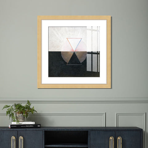 INVIN ART Framed Canvas Giclee Print Art Series#006 by Hilma Af Klint Wall Art Living Room Home Office Decorations