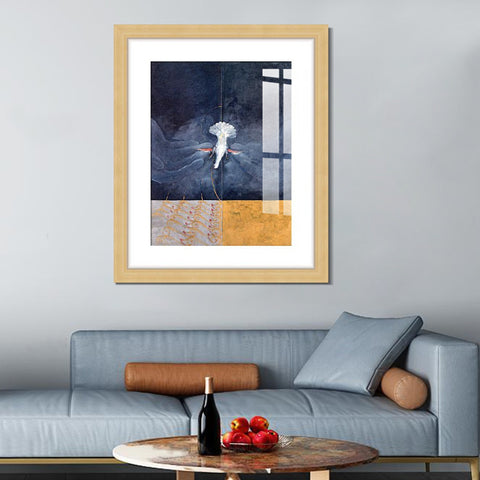 INVIN ART Framed Canvas Giclee Print Art Overview and Analysis by Hilma Af Klint Wall Art Living Room Home Office Decorations