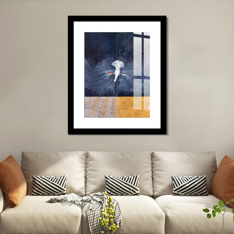 INVIN ART Framed Canvas Giclee Print Art Overview and Analysis by Hilma Af Klint Wall Art Living Room Home Office Decorations