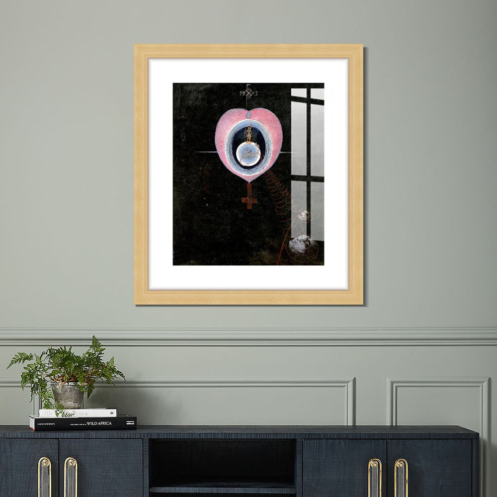 INVIN ART Framed Canvas Giclee Print Art The Gorgeous Daily by Hilma Af Klint Wall Art