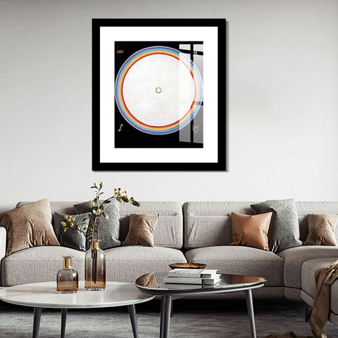 INVIN ART Framed Canvas Giclee Print Art Series#012 by Hilma Af Klint Wall Art Living Room Home Office Decorations