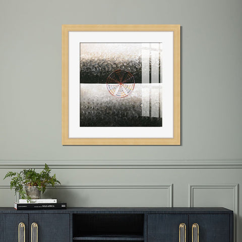 INVIN ART Framed Canvas Giclee Print Art Series#014 by Hilma Af Klint Wall Art Living Room Home Office Decorations