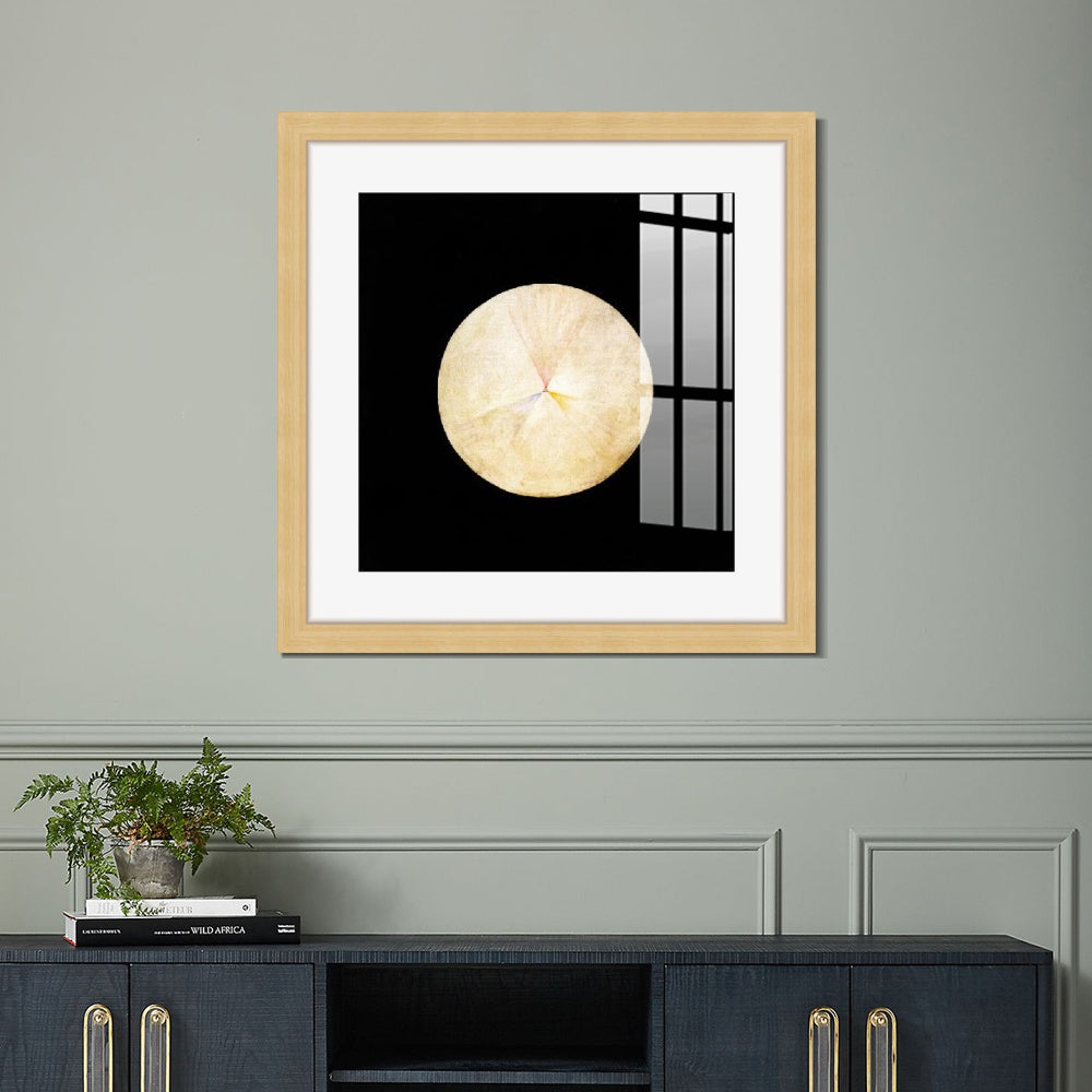 INVIN ART Framed Canvas Giclee Print Art Series#026 by Hilma Af Klint Wall Art