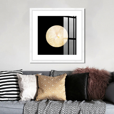 INVIN ART Framed Canvas Giclee Print Art Series#026 by Hilma Af Klint Wall Art Living Room Home Office Decorations