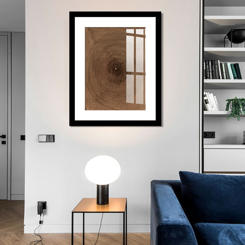 INVIN ART Framed Canvas Giclee Print Art No.1 from The Parsifal Series by Hilma Af Klint Wall Art
