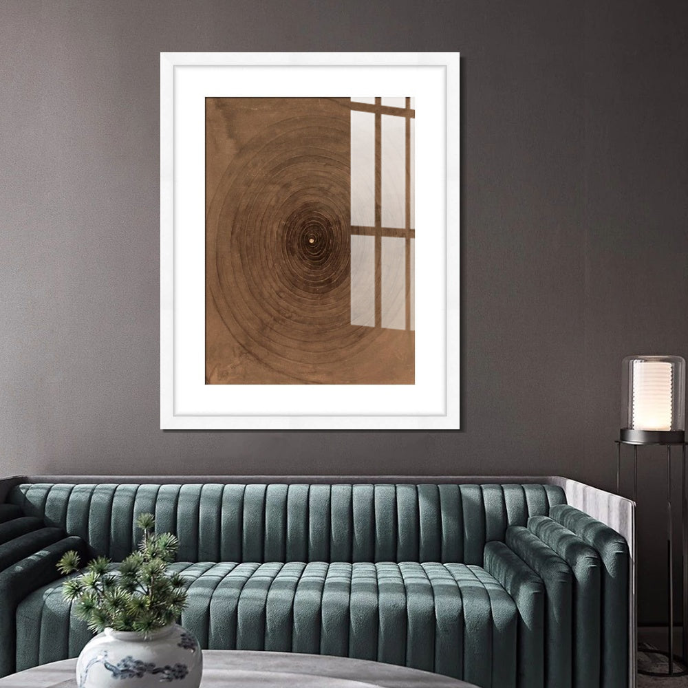 INVIN ART Framed Canvas Giclee Print Art No.1 from The Parsifal Series by Hilma Af Klint Wall Art