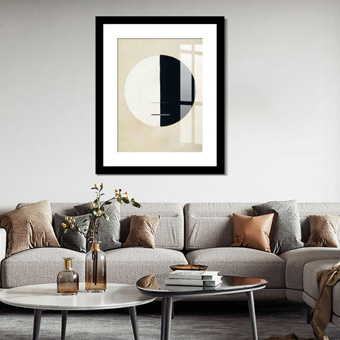 INVIN ART Framed Canvas Giclee Print Art Buddha's Standpoint Earthly Life by Hilma Af Klint Wall Art Living Room Home Office Decorations