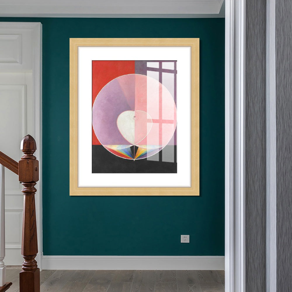 INVIN ART Framed Print Canvas Giclee Art Doves No.2,1915 by Hilma Af Klint Wall Art Office
