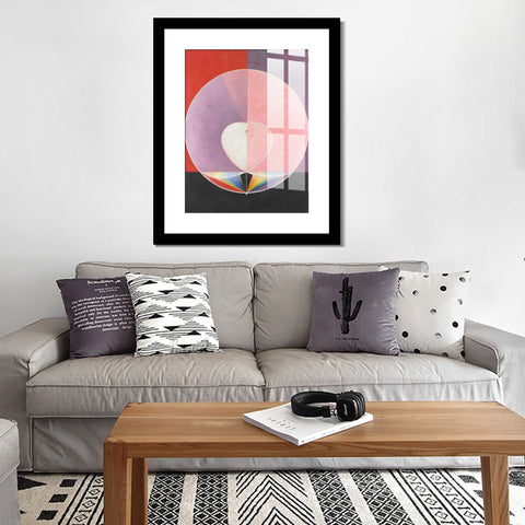 INVIN ART Framed Print Canvas Giclee Art Doves No.2,1915 by Hilma Af Klint Wall Art Office Living Room Home Decorations