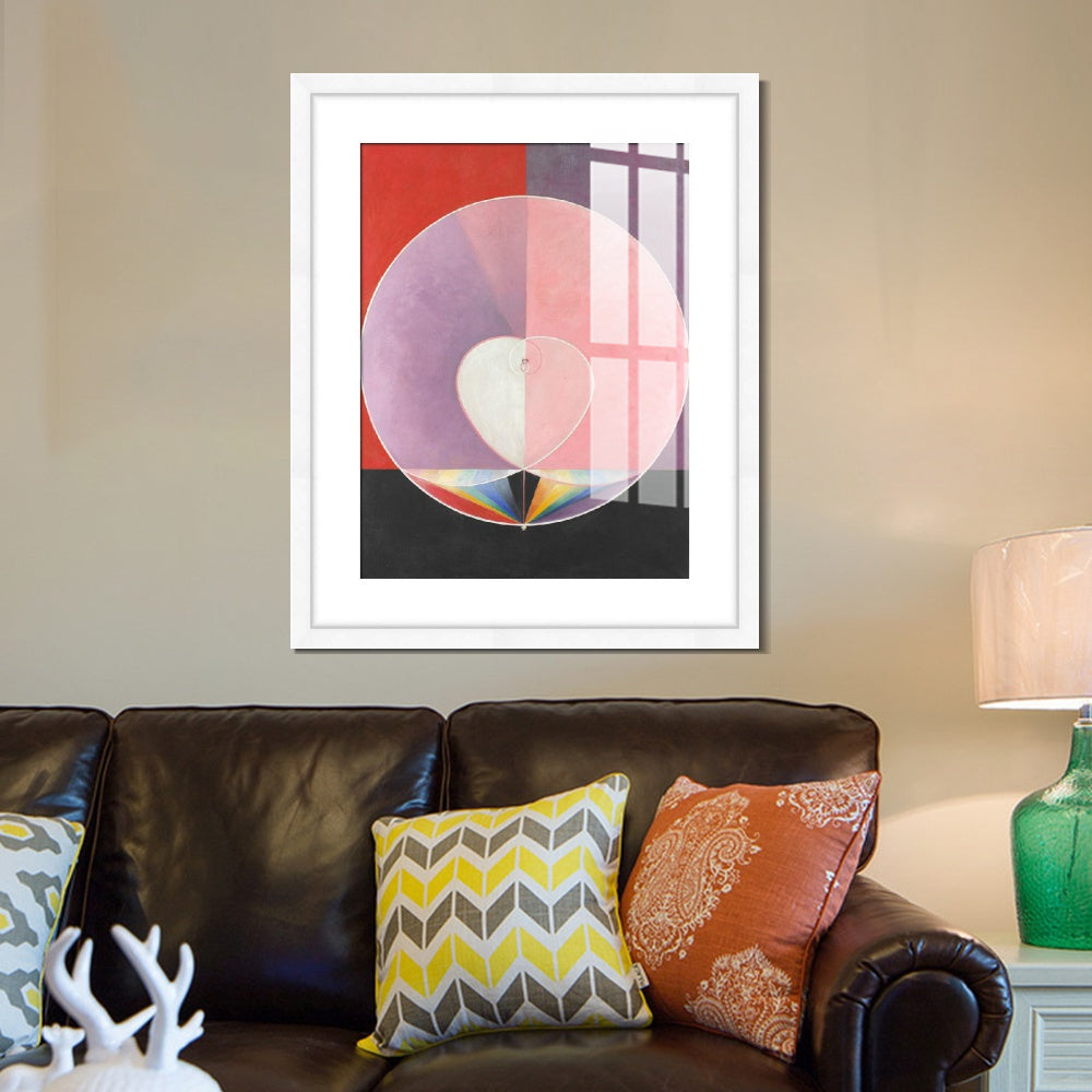 INVIN ART Framed Print Canvas Giclee Art Doves No.2,1915 by Hilma Af Klint Wall Art Office