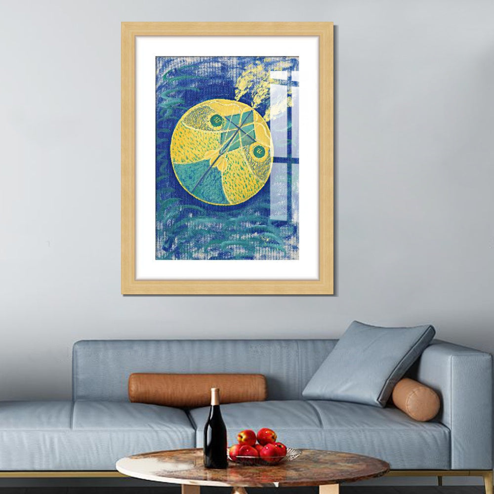 INVIN ART Framed Print Canvas Giclee Art Group i No.7 Primordial Chaos, 1907 by Hilma Af Klint Wall Art Office