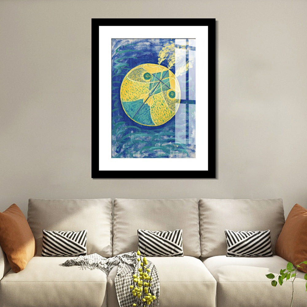 INVIN ART Framed Print Canvas Giclee Art Group i No.7 Primordial Chaos, 1907 by Hilma Af Klint Wall Art Office