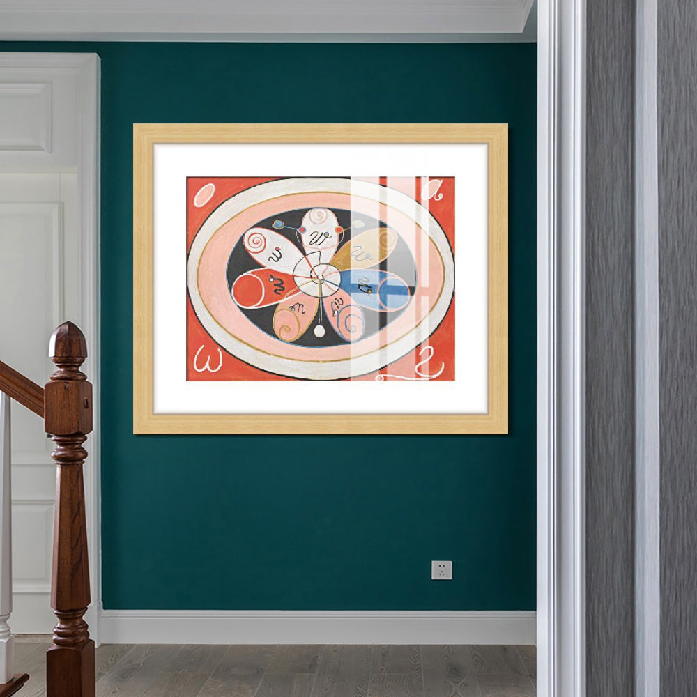 INVIN ART Framed Print Canvas Giclee Art untitled 1908 by Hilma Af Klint Wall Art Office
