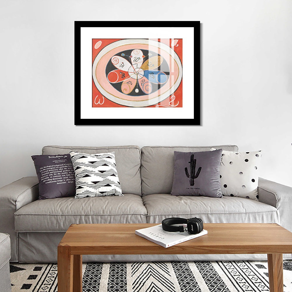 INVIN ART Framed Print Canvas Giclee Art untitled 1908 by Hilma Af Klint Wall Art Office