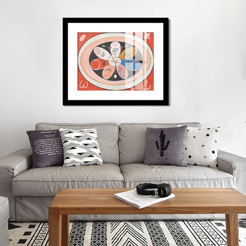 INVIN ART Framed Print Canvas Giclee Art untitled 1908 by Hilma Af Klint Wall Art Office Living Room Home Decorations