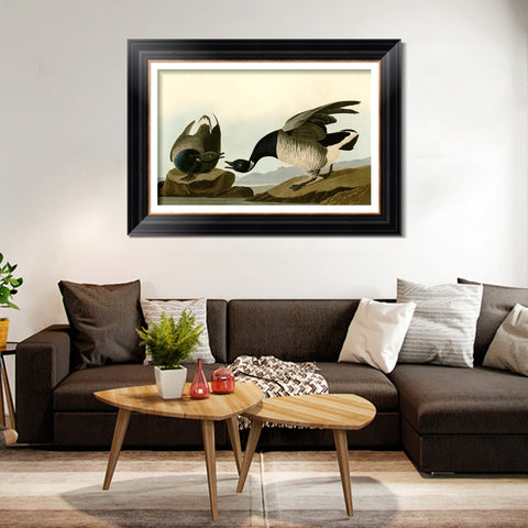 INVIN ART Framed Canvas Art Giclee Print Series#105 by John James Audubon Living Room Home Office Wall Art Decorations