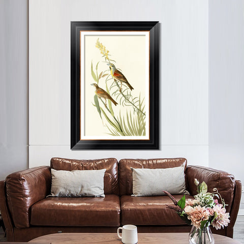 INVIN ART Framed Canvas Art Giclee Print Series#137 by John James Audubon Living Room Home Office Wall Art Decorations