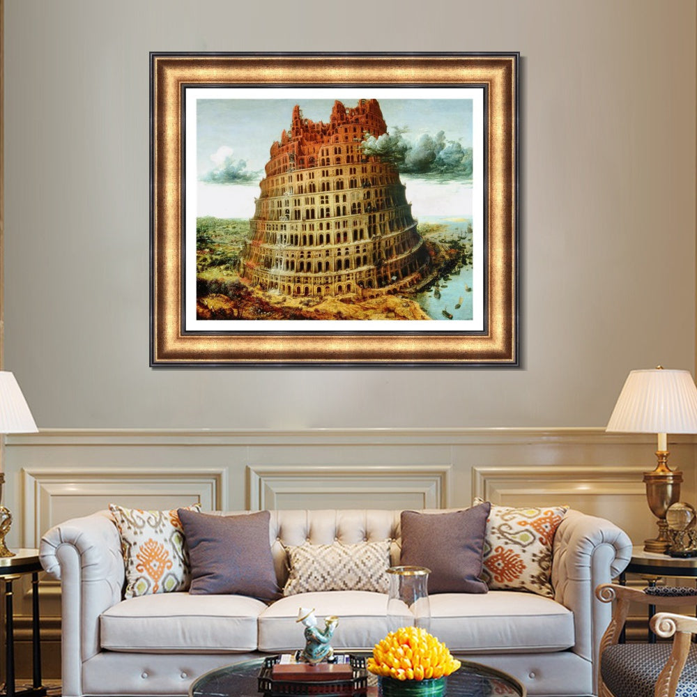 INVIN ART Framed Canvas Art Giclee Print Margaret, the Artist's Wife by Jan Van Eyck Wall Art