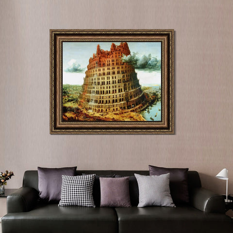 INVIN ART Framed Canvas Art Giclee Print Margaret, the Artist's Wife by Jan Van Eyck Wall Art Living Room Home Office Decorations