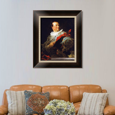 INVIN ART Framed Canvas Art Giclee Print Mr Francois Henri by Jean Honore Fragonard Wall Art Living Room Home Office Decorations