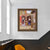 INVIN ART Framed Canvas Art Giclee Print The Little Street by Johannes Vermeer Wall Art Living Room Home Office Decorations