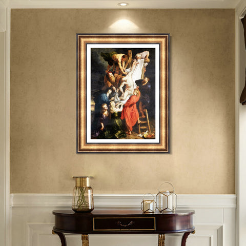 INVIN ART Framed Canvas Art Giclee Print Series#001 by Peter Paul Rubens Wall Art Living Room Home Office Decorations