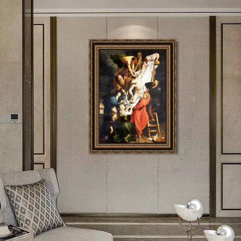 INVIN ART Framed Canvas Art Giclee Print Series#001 by Peter Paul Rubens Wall Art Living Room Home Office Decorations