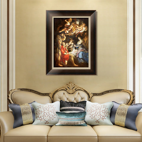 INVIN ART Framed Canvas Art Giclee Print Series#002 by Peter Paul Rubens Wall Art Living Room Home Office Decorations