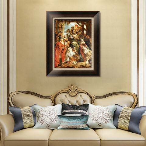INVIN ART Framed Canvas Art Giclee Print Series#003 by Peter Paul Rubens Wall Art Living Room Home Office Decorations